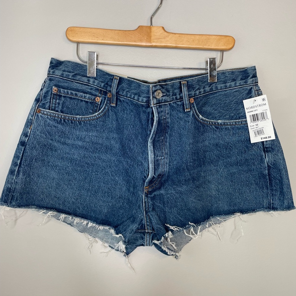 NWT Agolde Parker Vintage Cutoff Denim Shorts